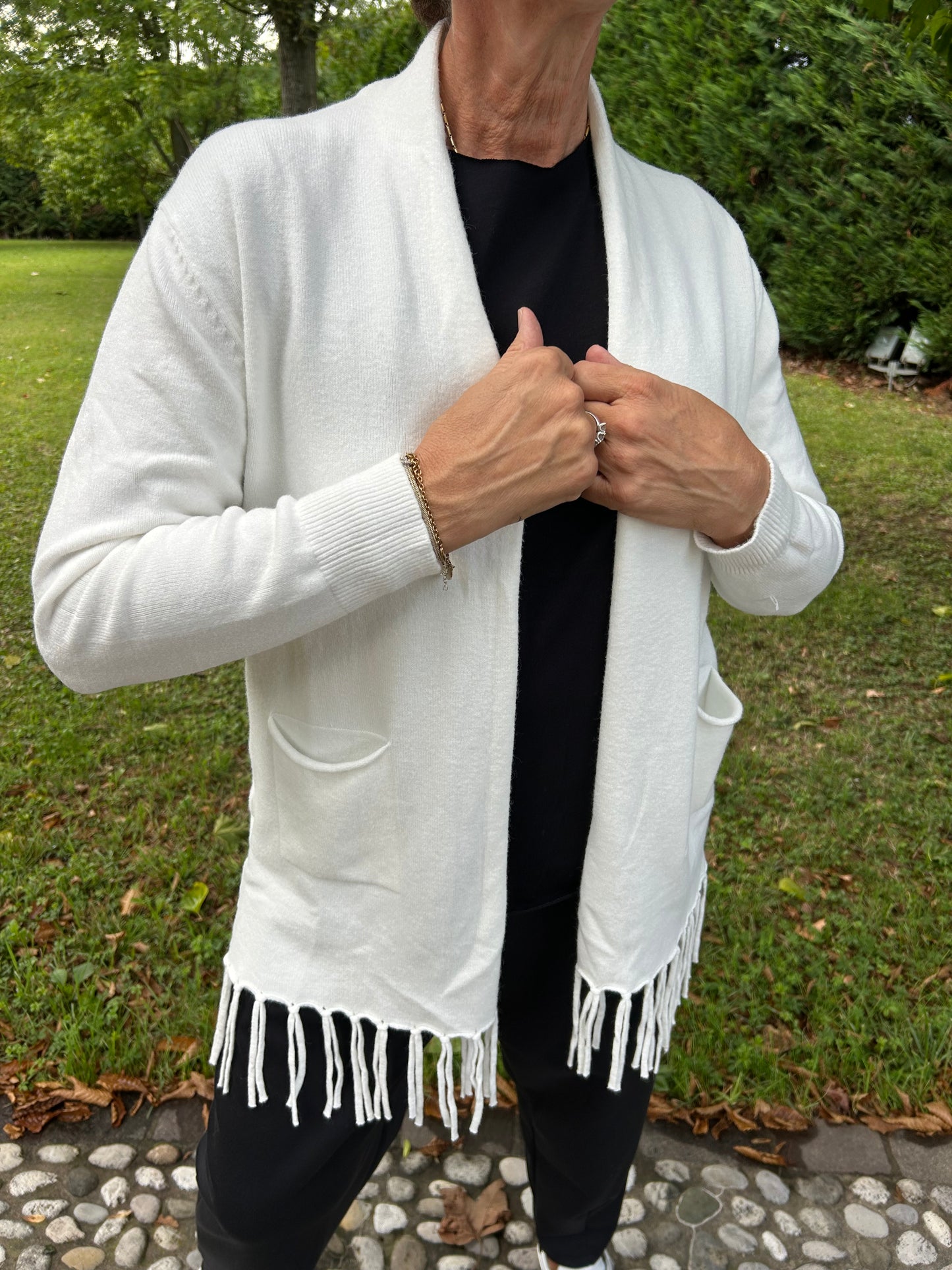 Cardigan Frange