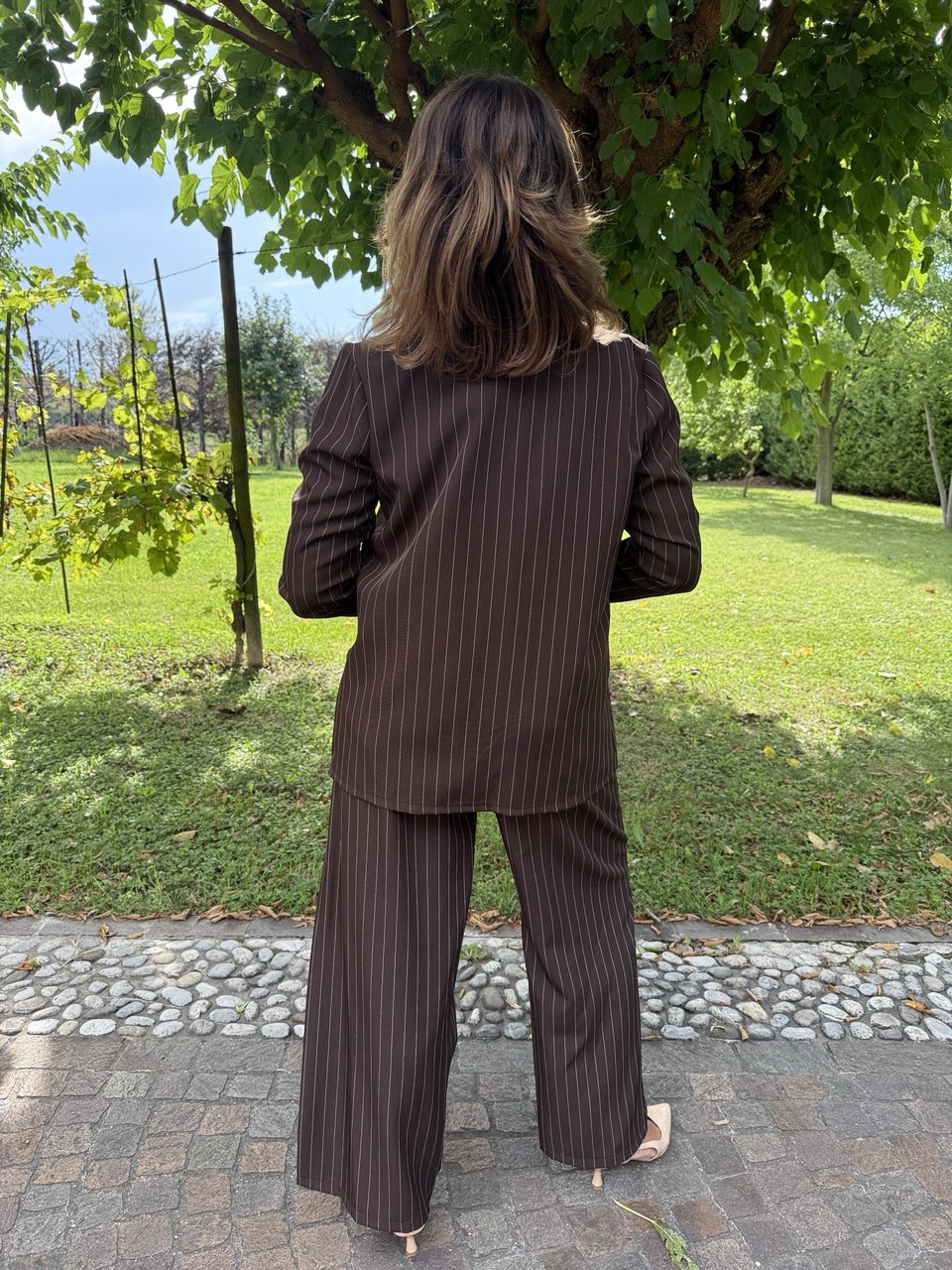Coordinato gessato