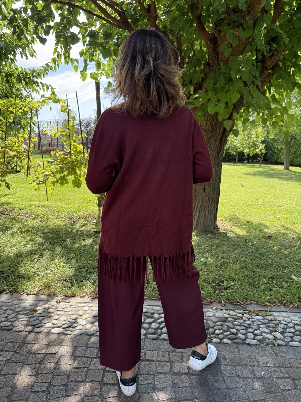 Cardigan Frange