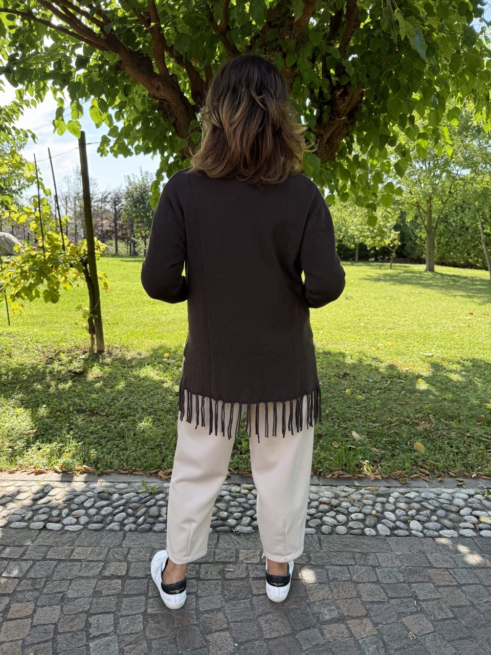 Cardigan Frange