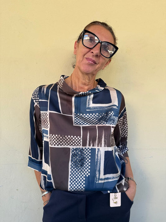 Blusa Cilindro Geometria