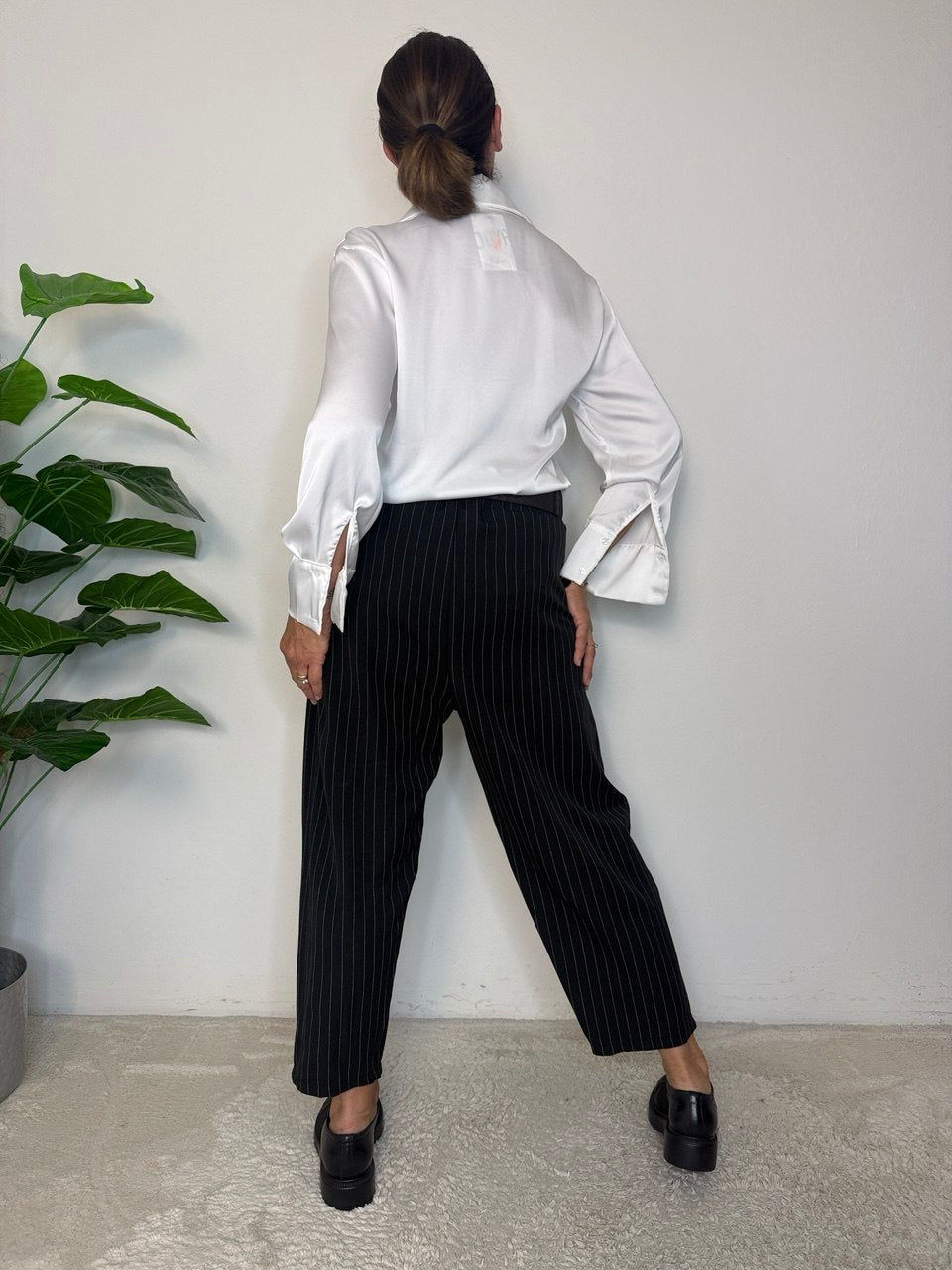 Pantalone Portafoglio Gessato