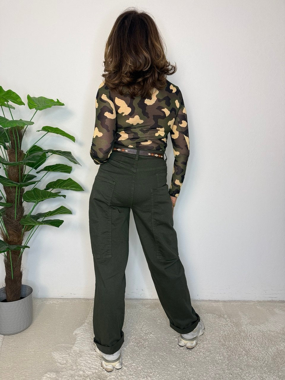 Camo Cashmere Sweater