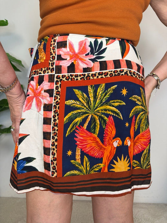 Minigonna Pareo Hawaii