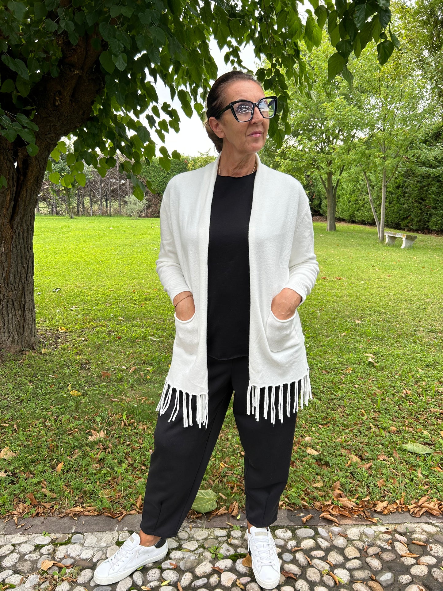 Cardigan Frange