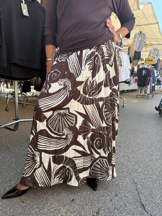 Gonna Plissette fiori