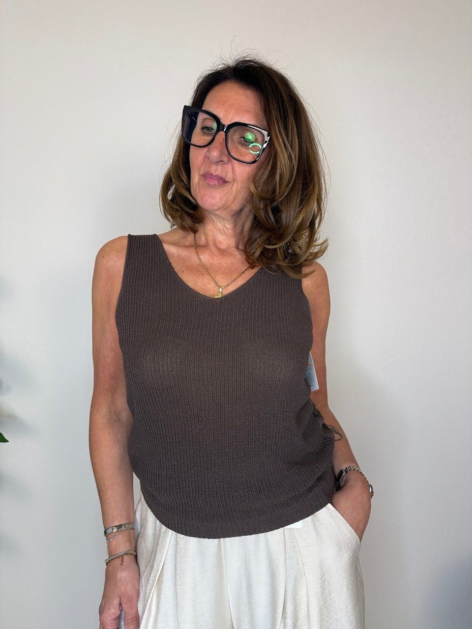 Spring Sleeveless T-shirt