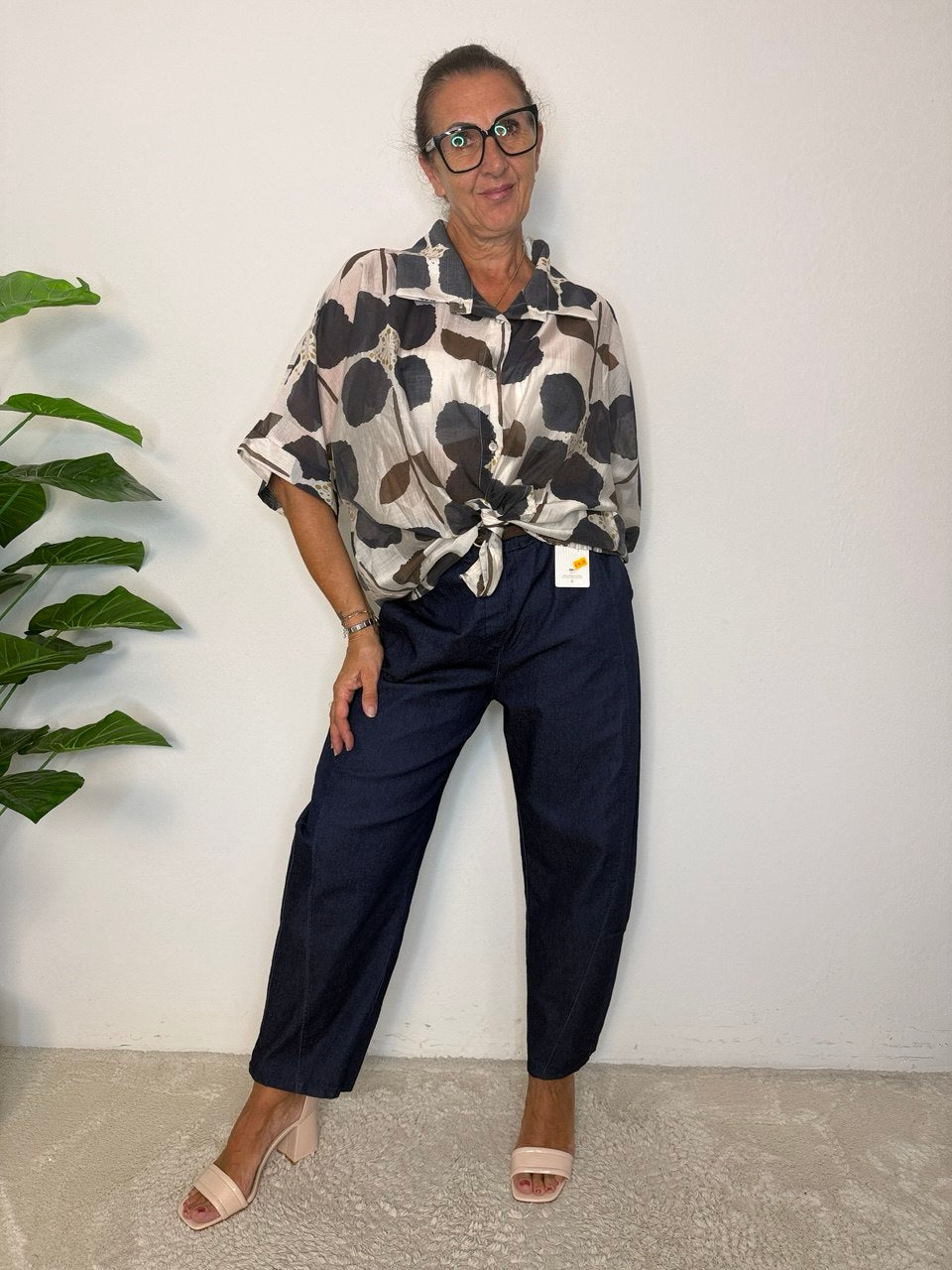 Camicia Papavero Over