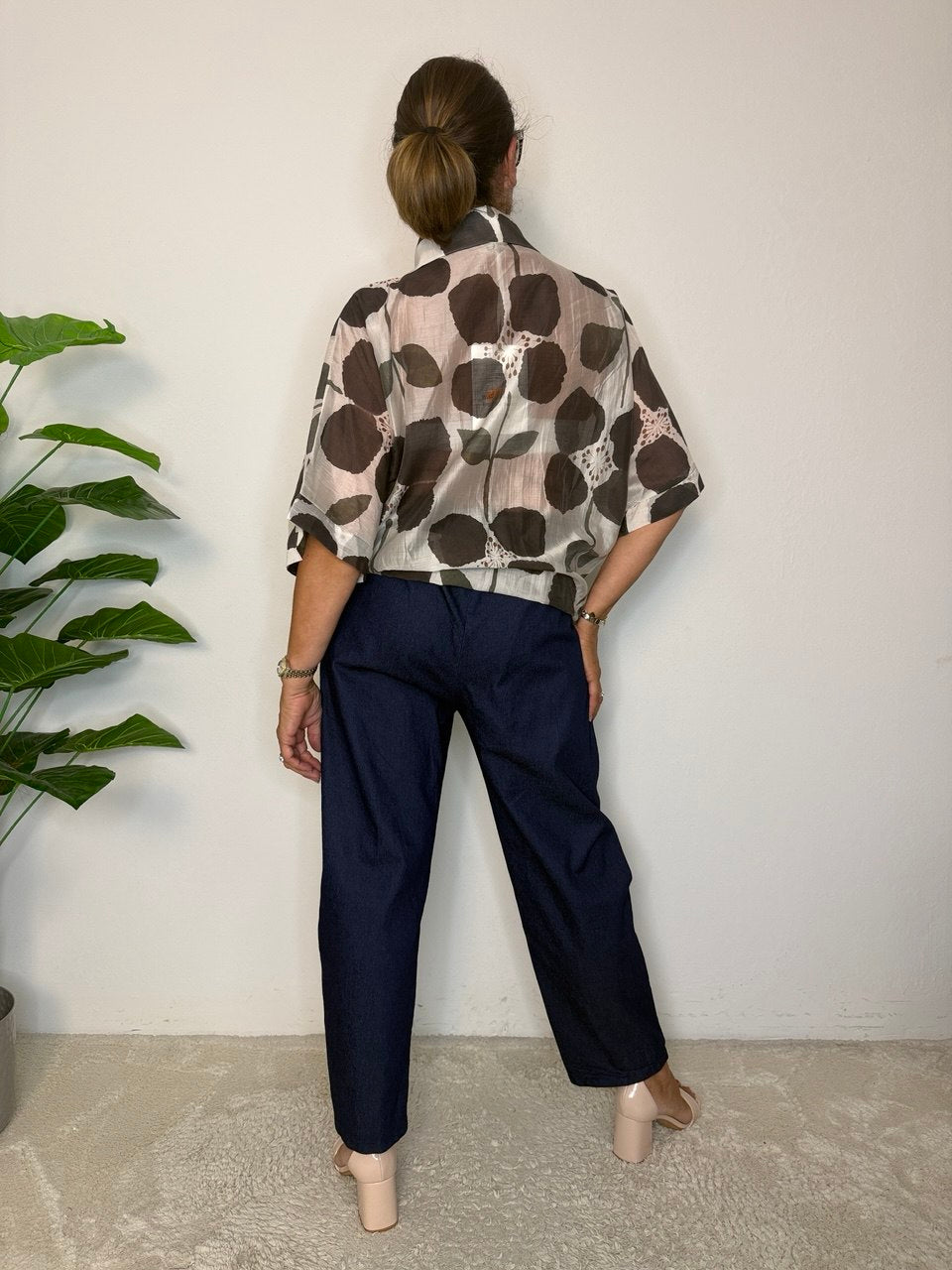 Camicia Papavero Over