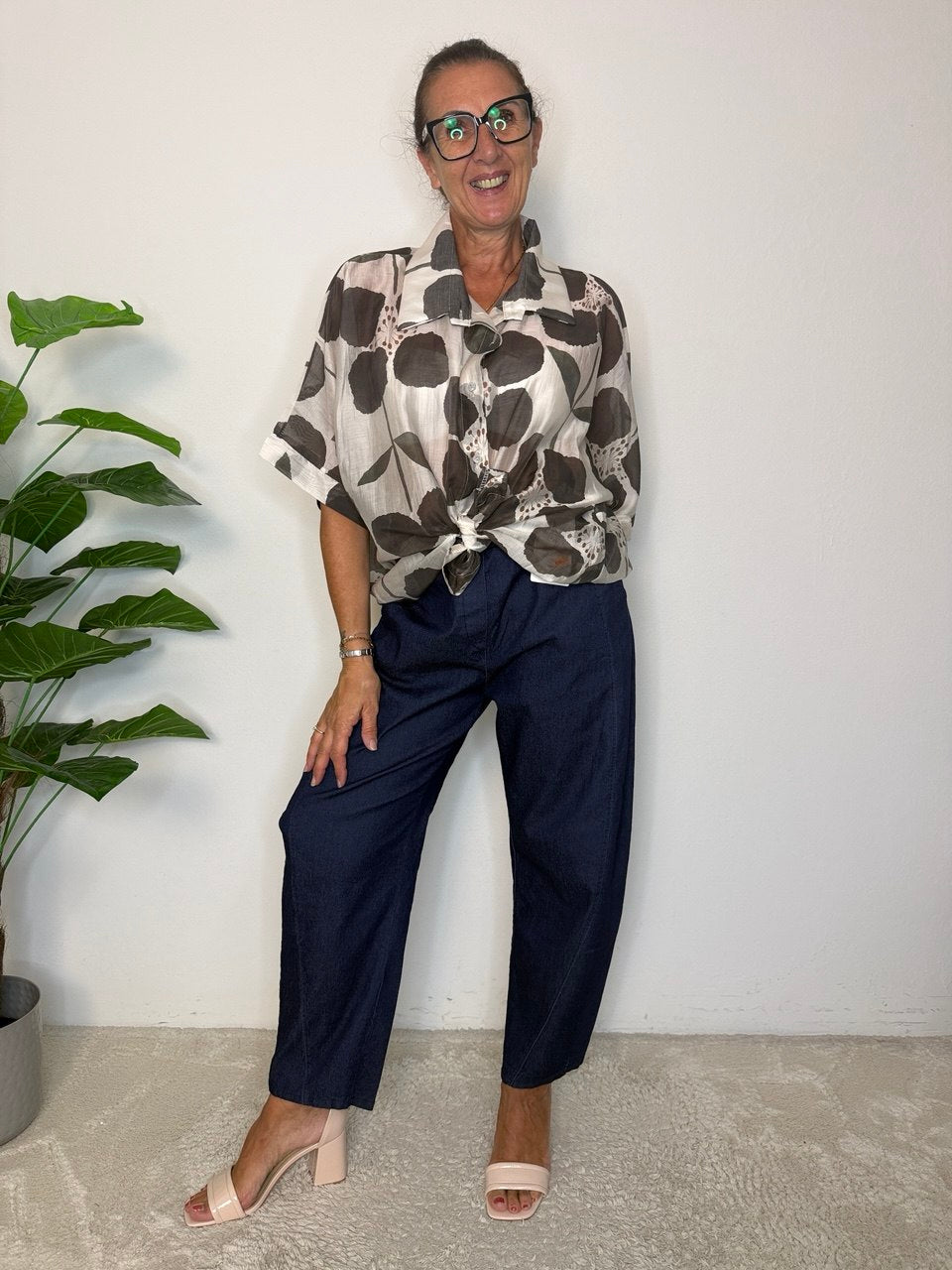 Camicia Papavero Over