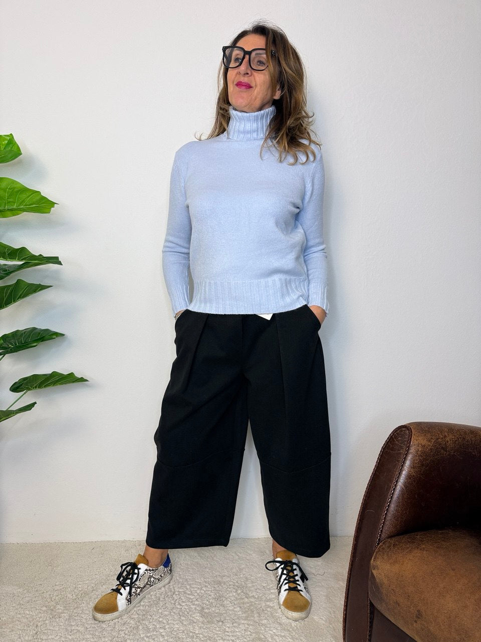 Pantalone Madagascar tinta unita