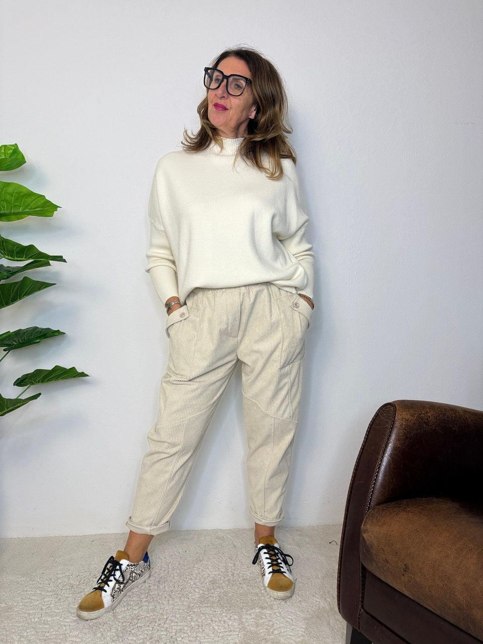 Pantalone Cile velluto