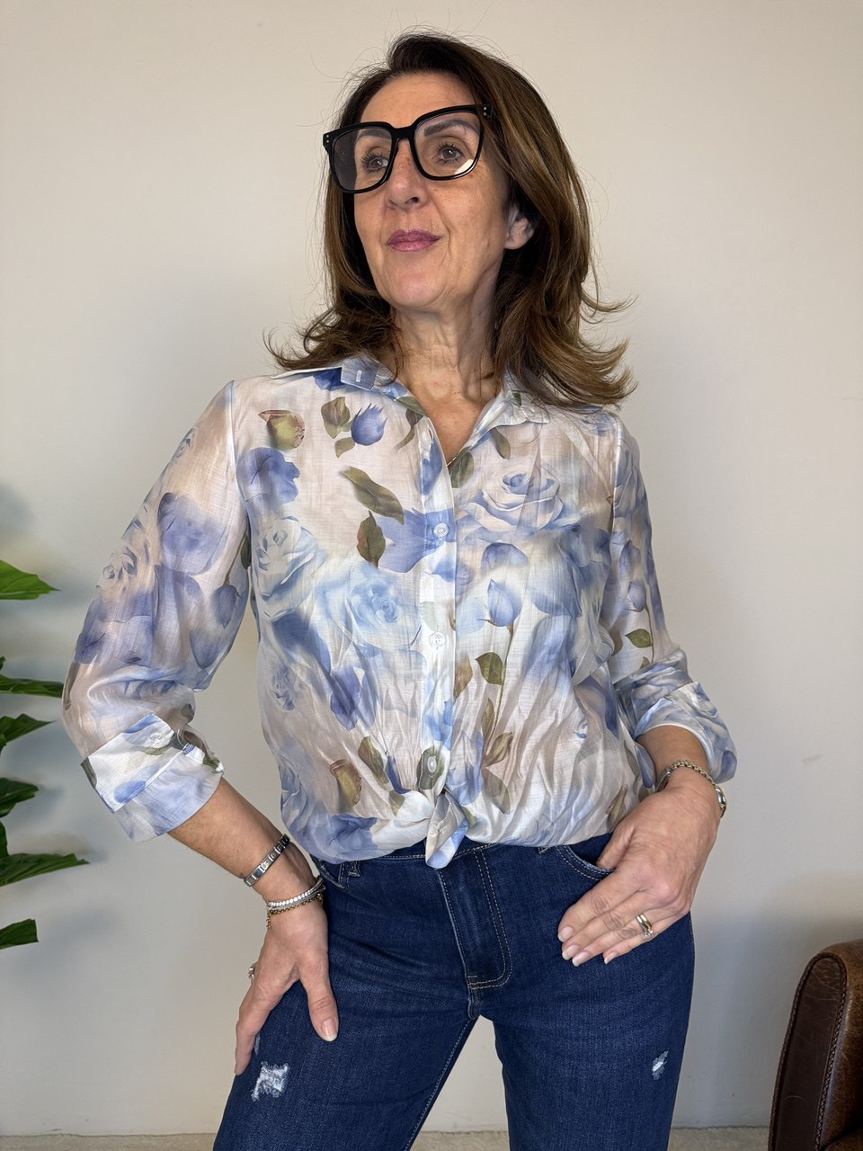 Camicia Fiorata