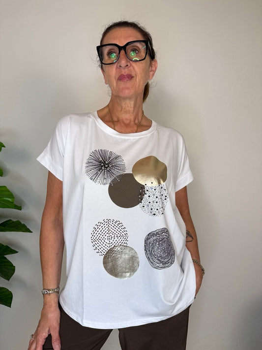 T-shirt Cerchi Over