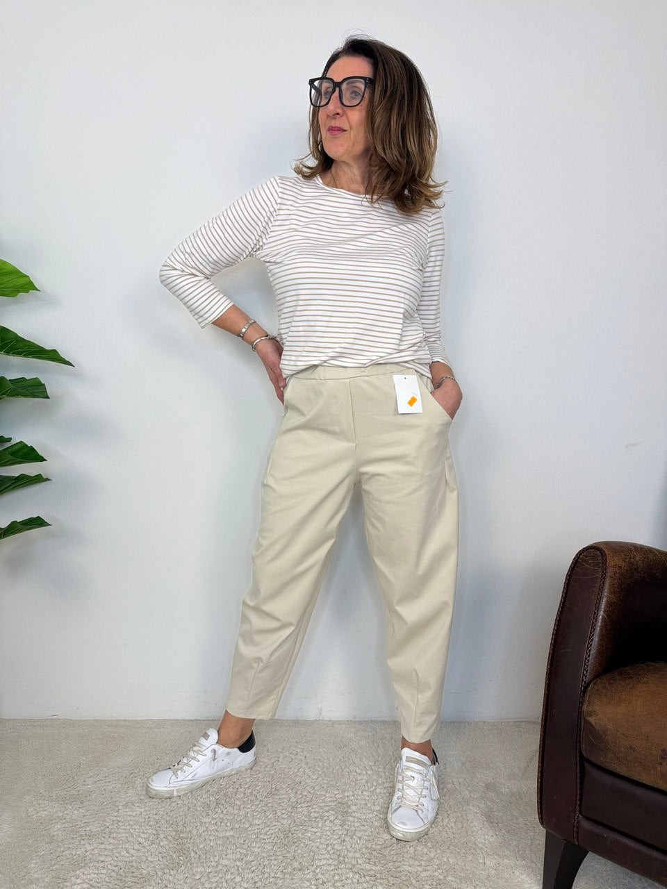 Nespolo Cotton Trousers