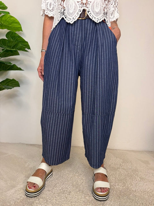 Pinstriped Madagascar Trousers