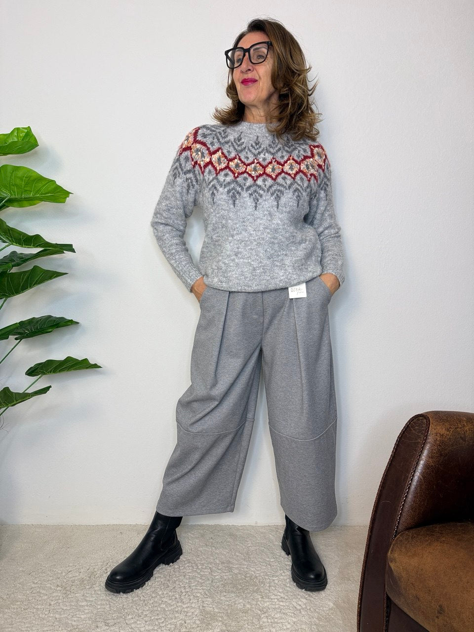 Pantalone Madagascar tinta unita