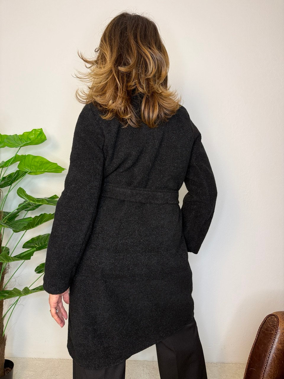 Cappotto Ebano Cintura