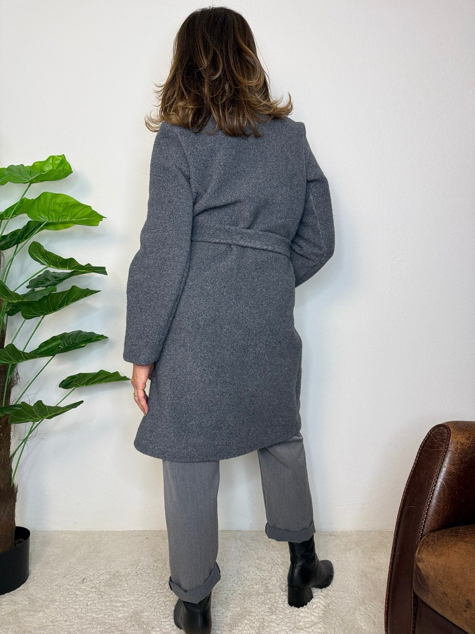 Cappotto Ebano Cintura