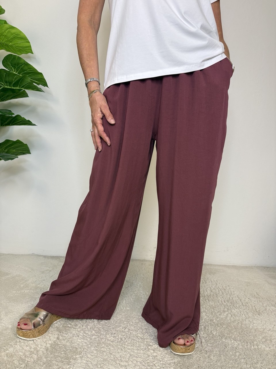 Pantalone Viscosa Over