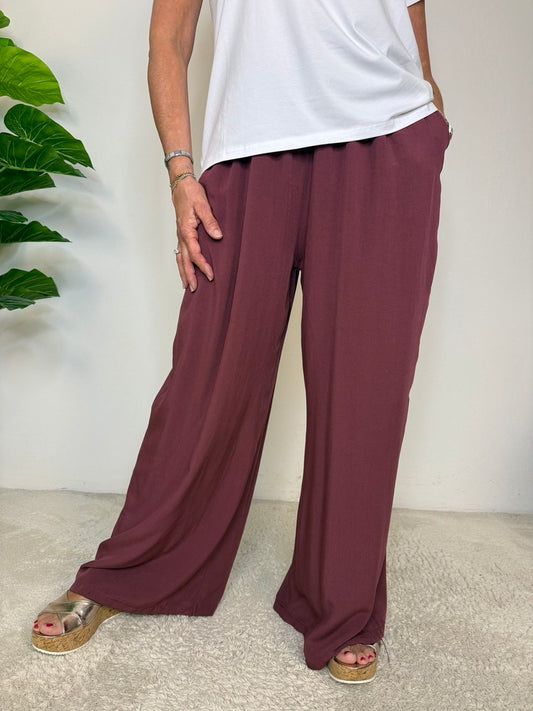 Pantalone Viscosa Over