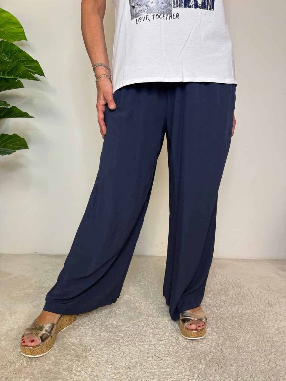 Pantalone Viscosa Over