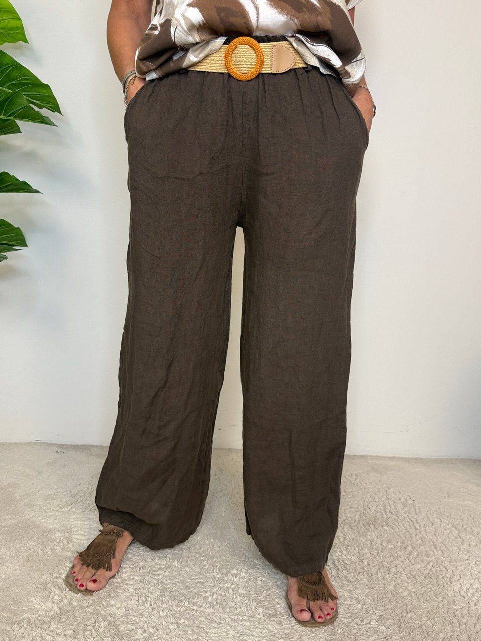 Pantalone Puro Lino