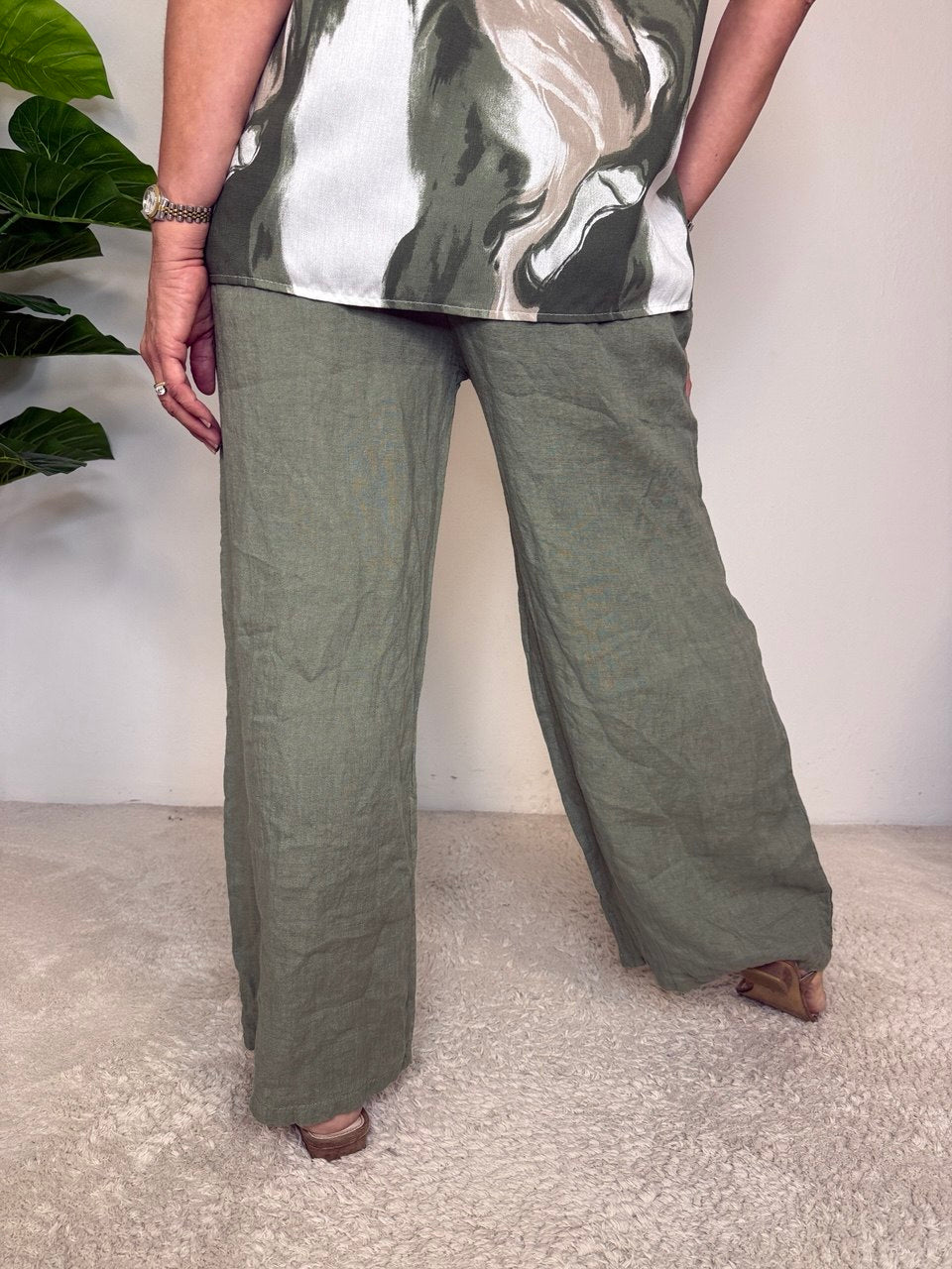 Pantalone Puro Lino