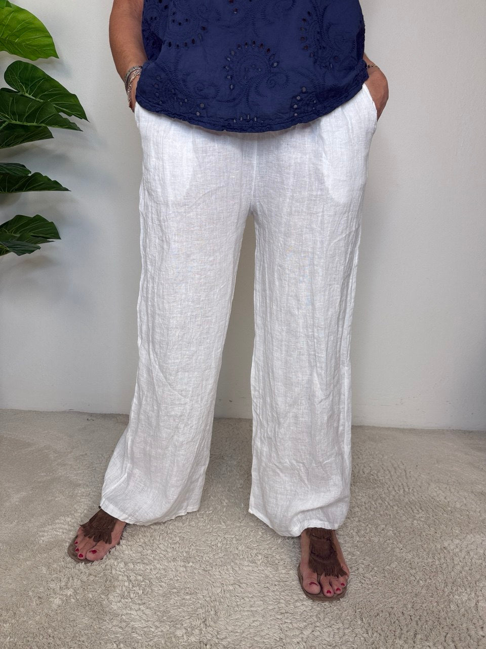 Pantalone Puro Lino