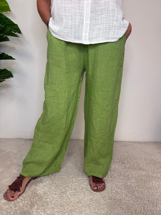 Pure Linen Trousers