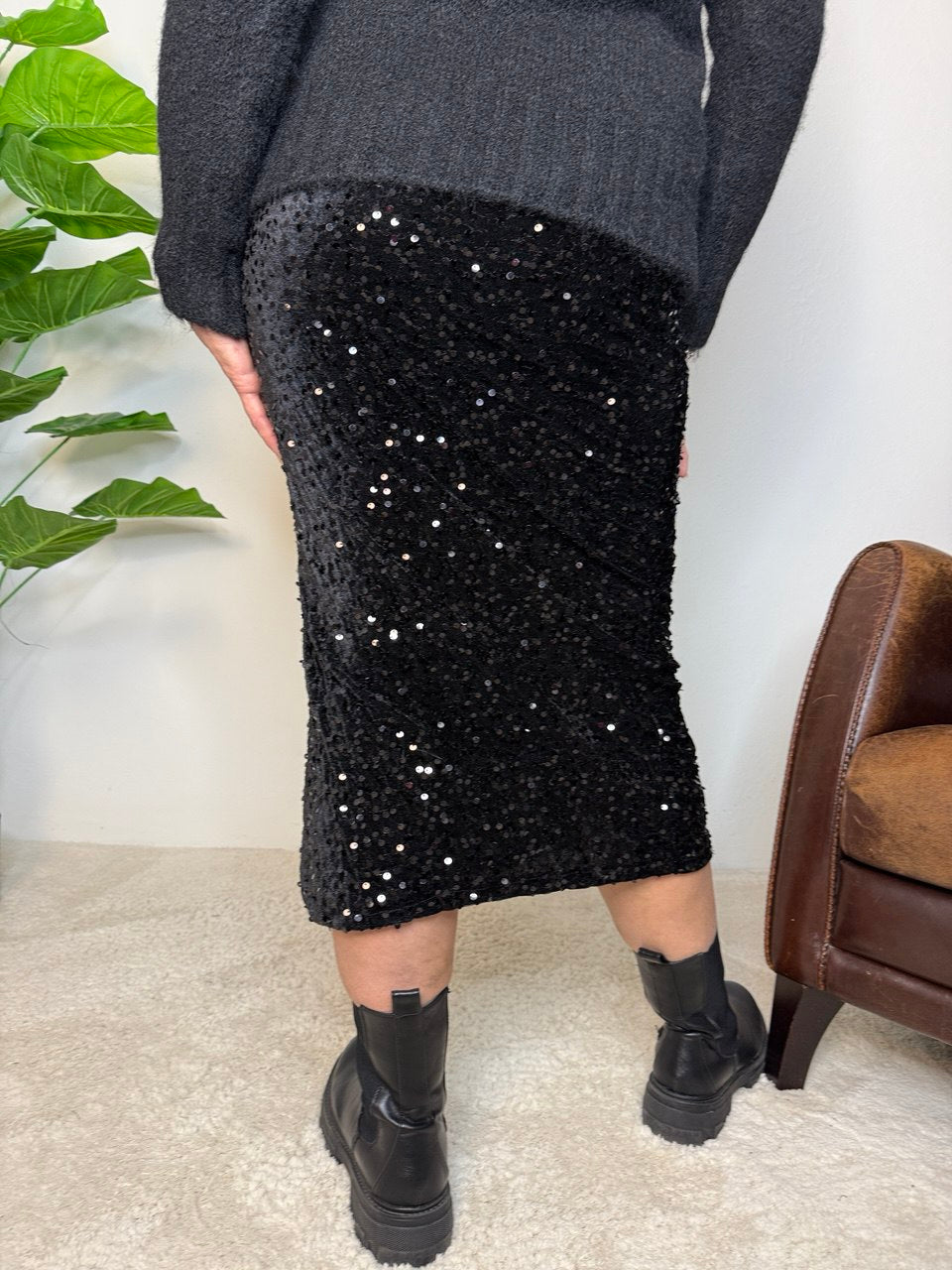 Gonna Tubino Paillettes