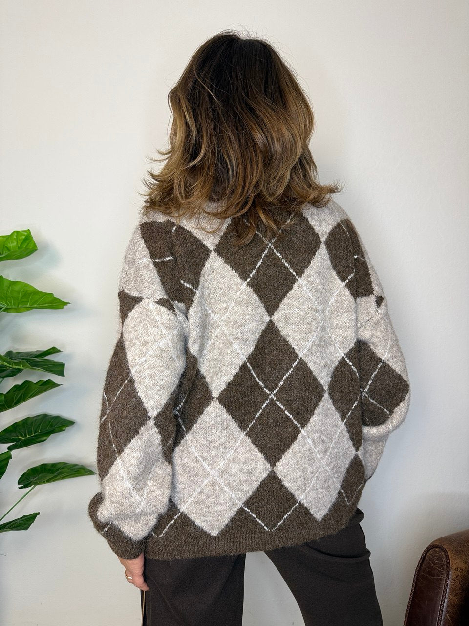 Maglione Rombo Oversize