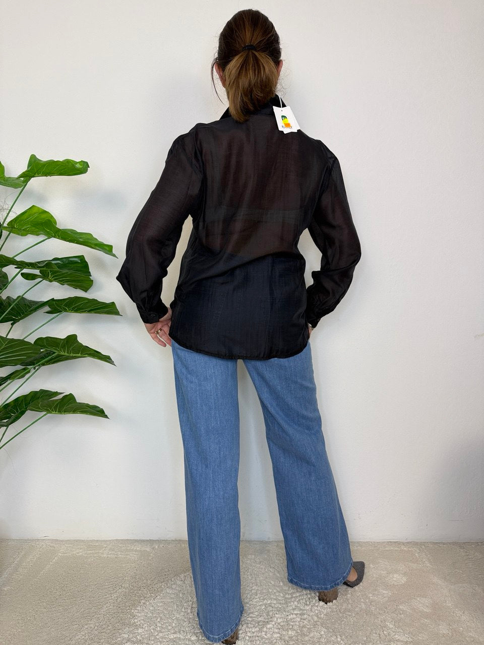 Black & White Blouse