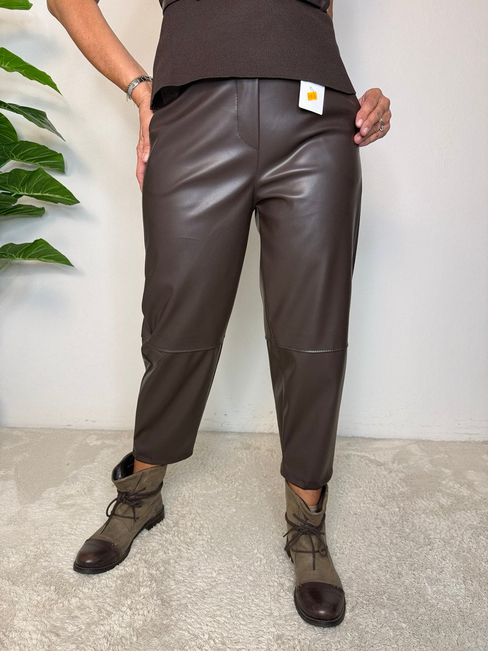 Pantalone Alida eco pelle