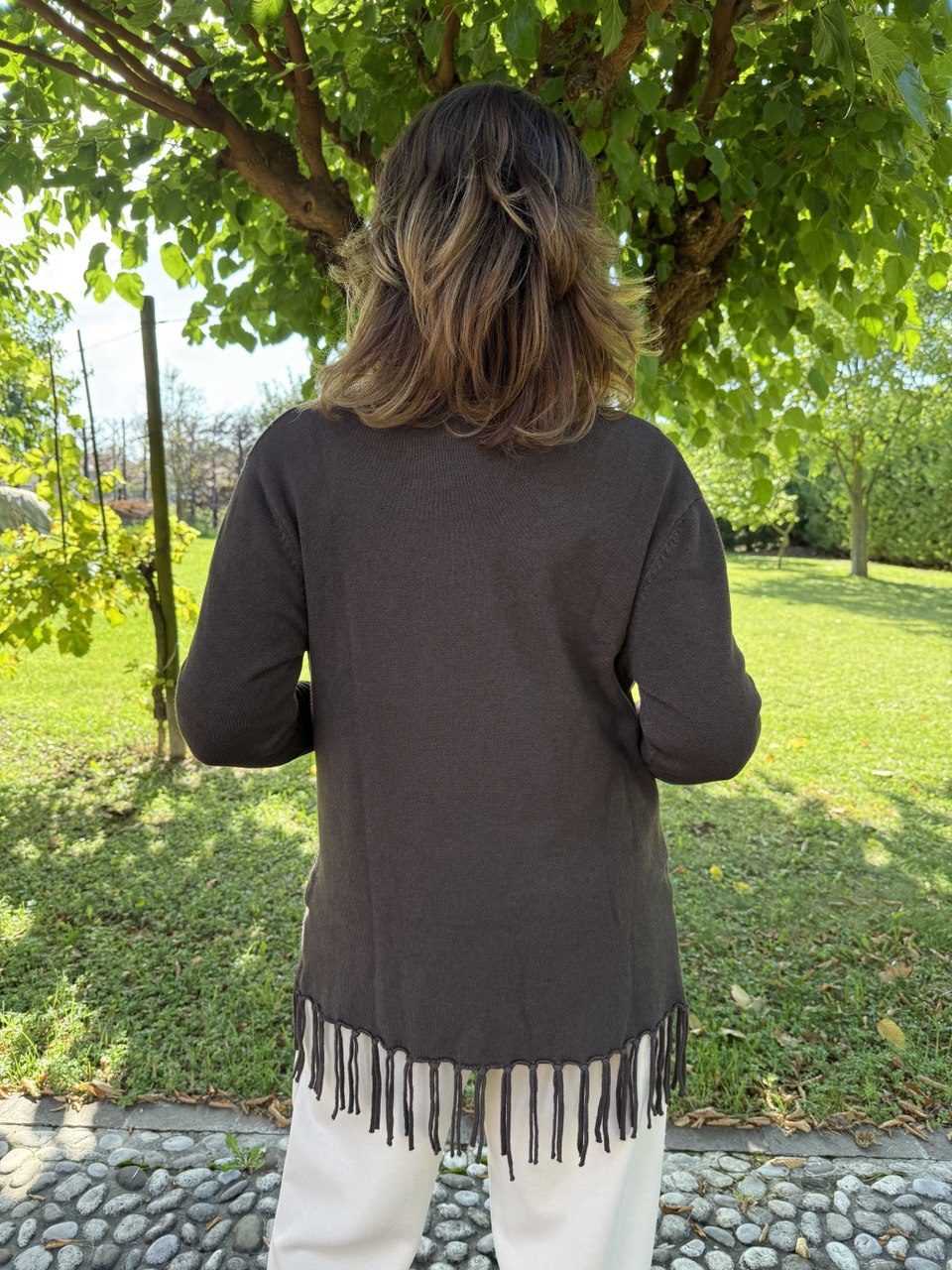Cardigan Frange