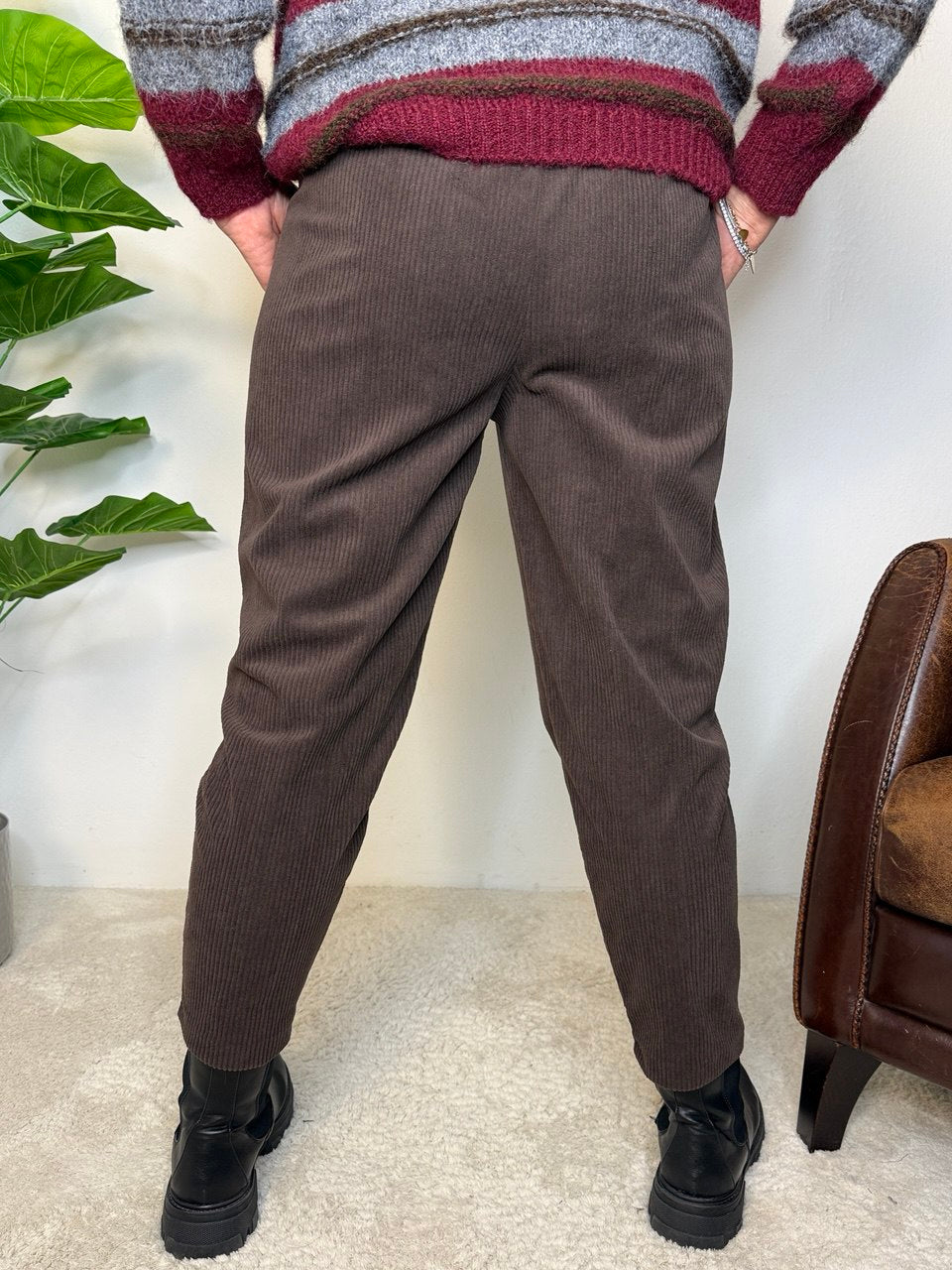 Pantalone Skinny Velluto