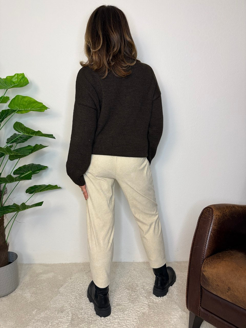 Pantalone Skinny Velluto