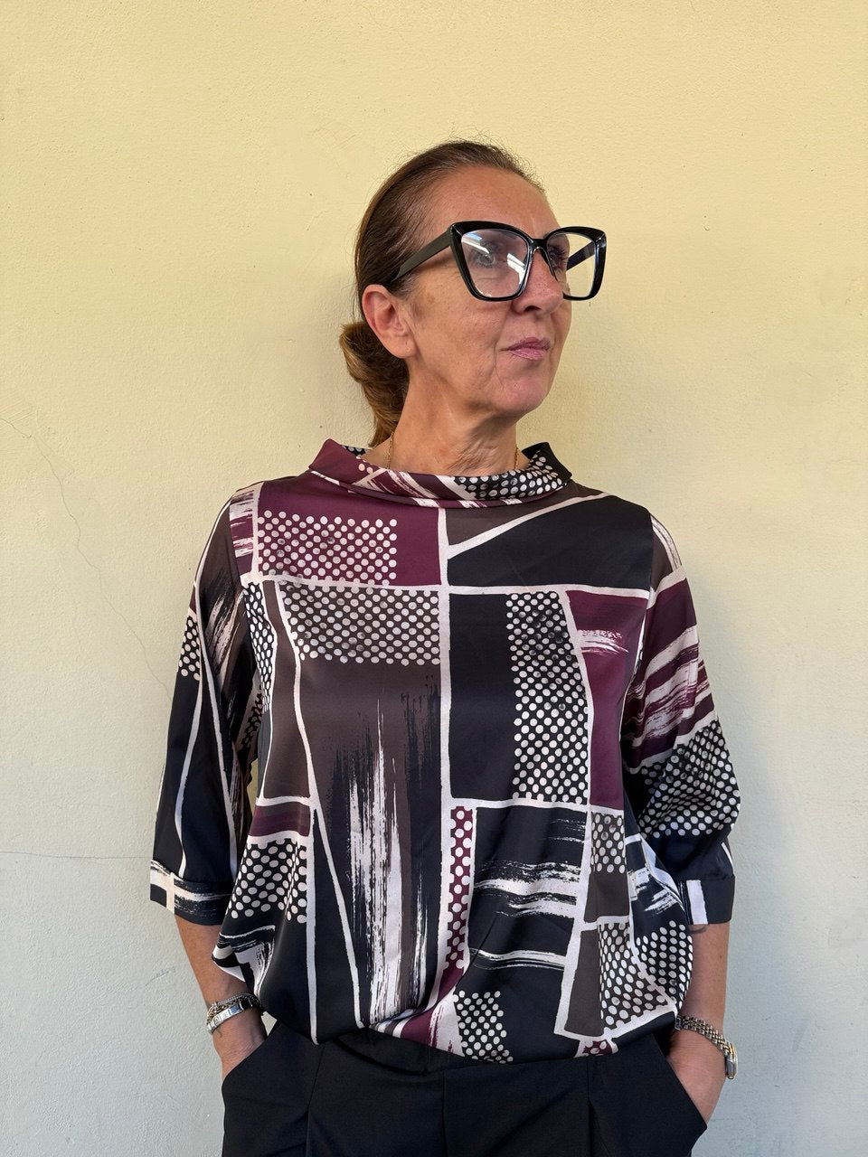 Blusa Cilindro Geometria
