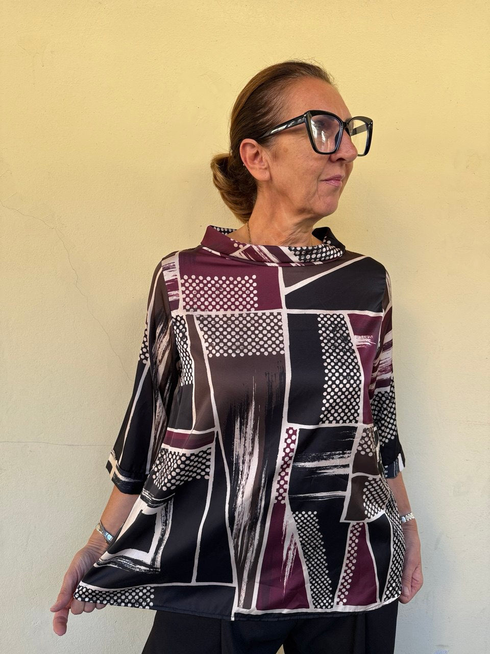 Blusa Cilindro Geometria
