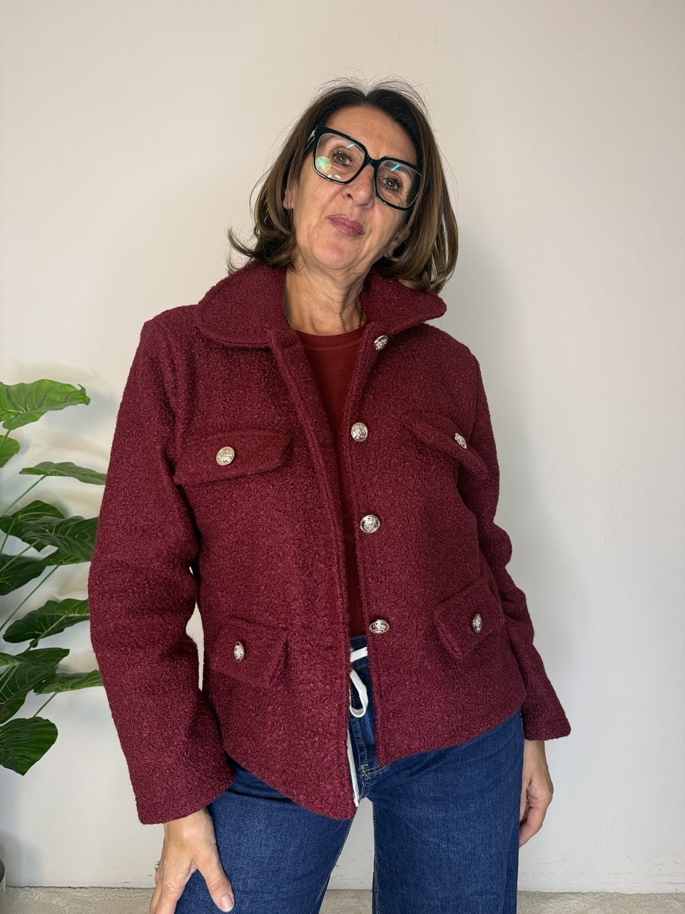 Giacca Boucle