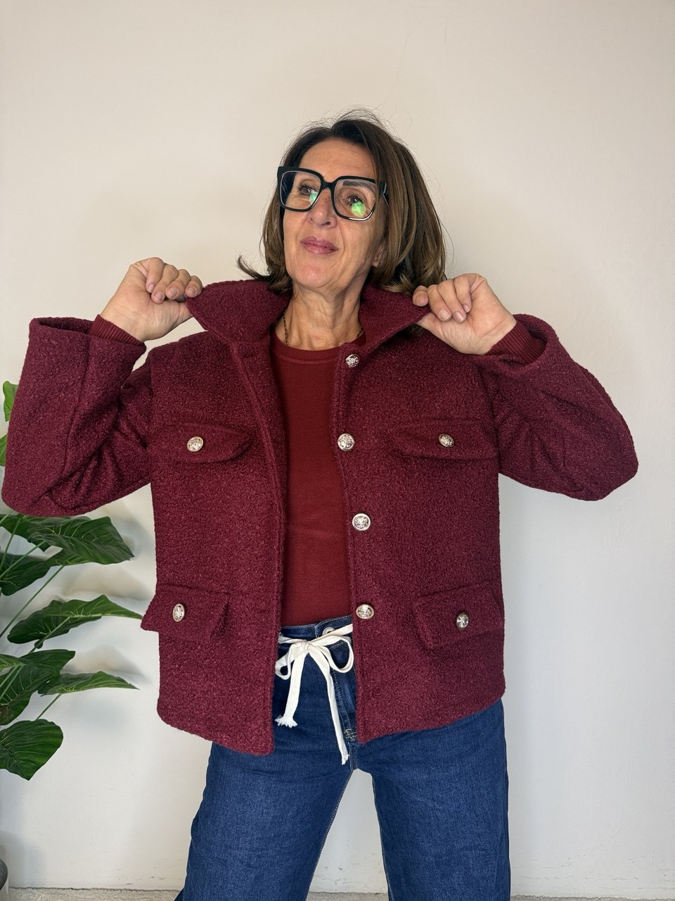 Giacca Boucle