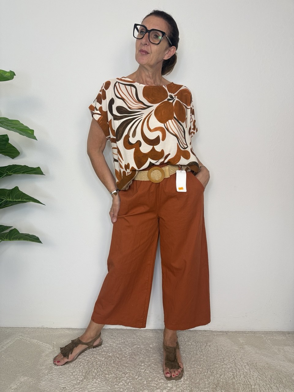 Blusa Orange Over