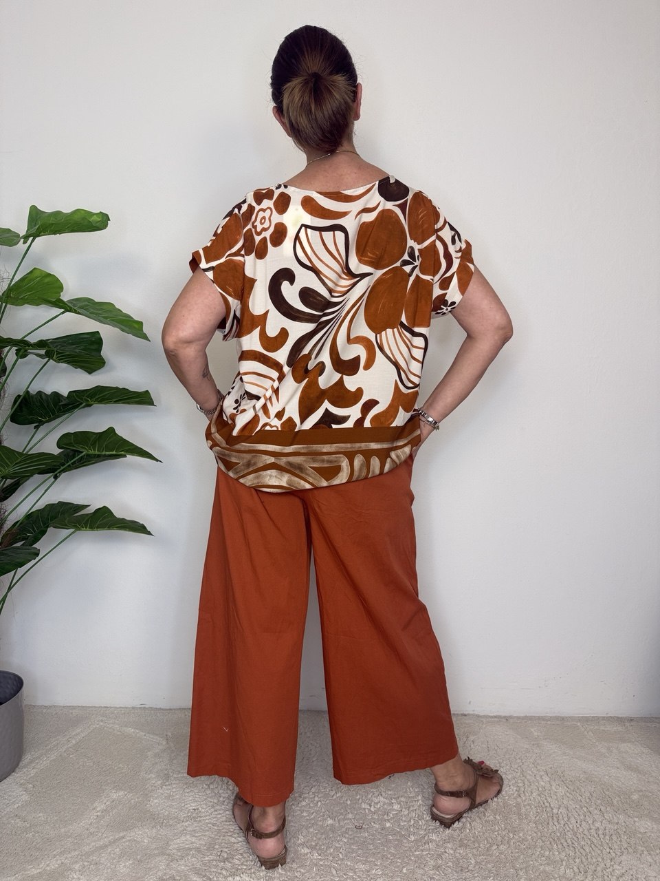Blusa Orange Over