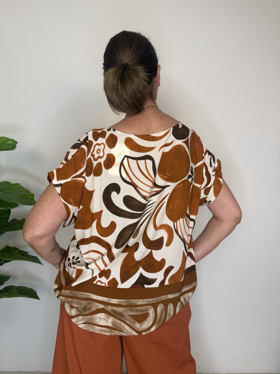 Blusa Orange Over