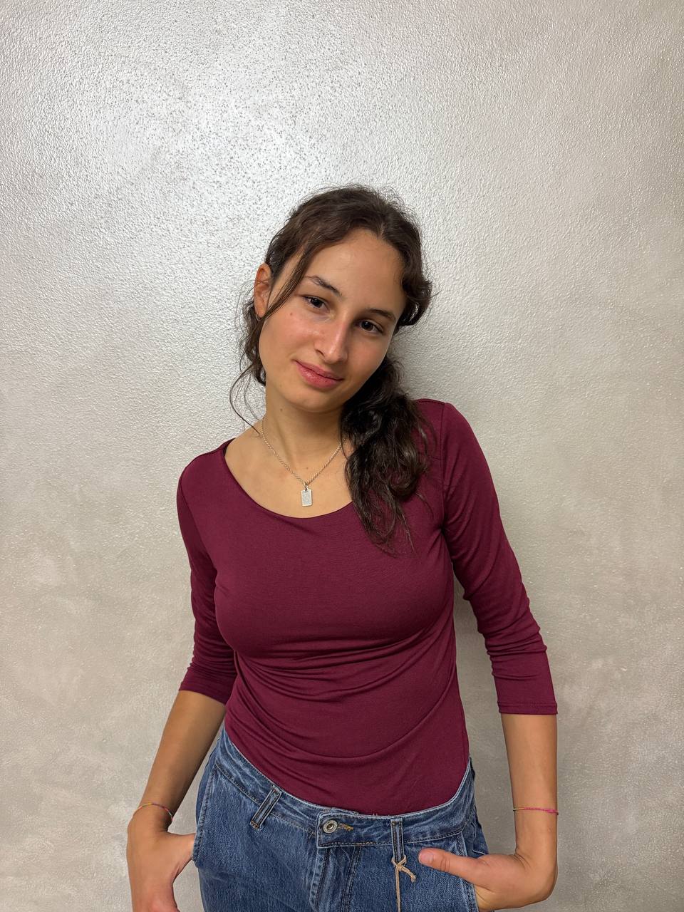 Maglietta Basica Viscosa