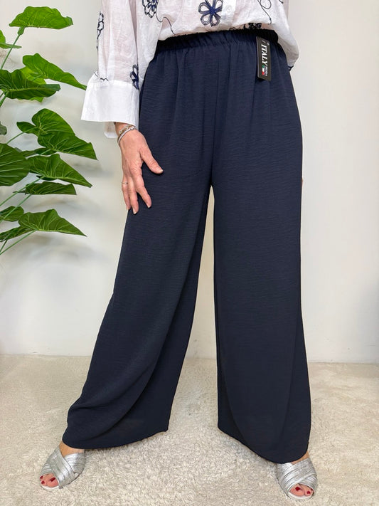 Flowy Wide-Leg Trousers