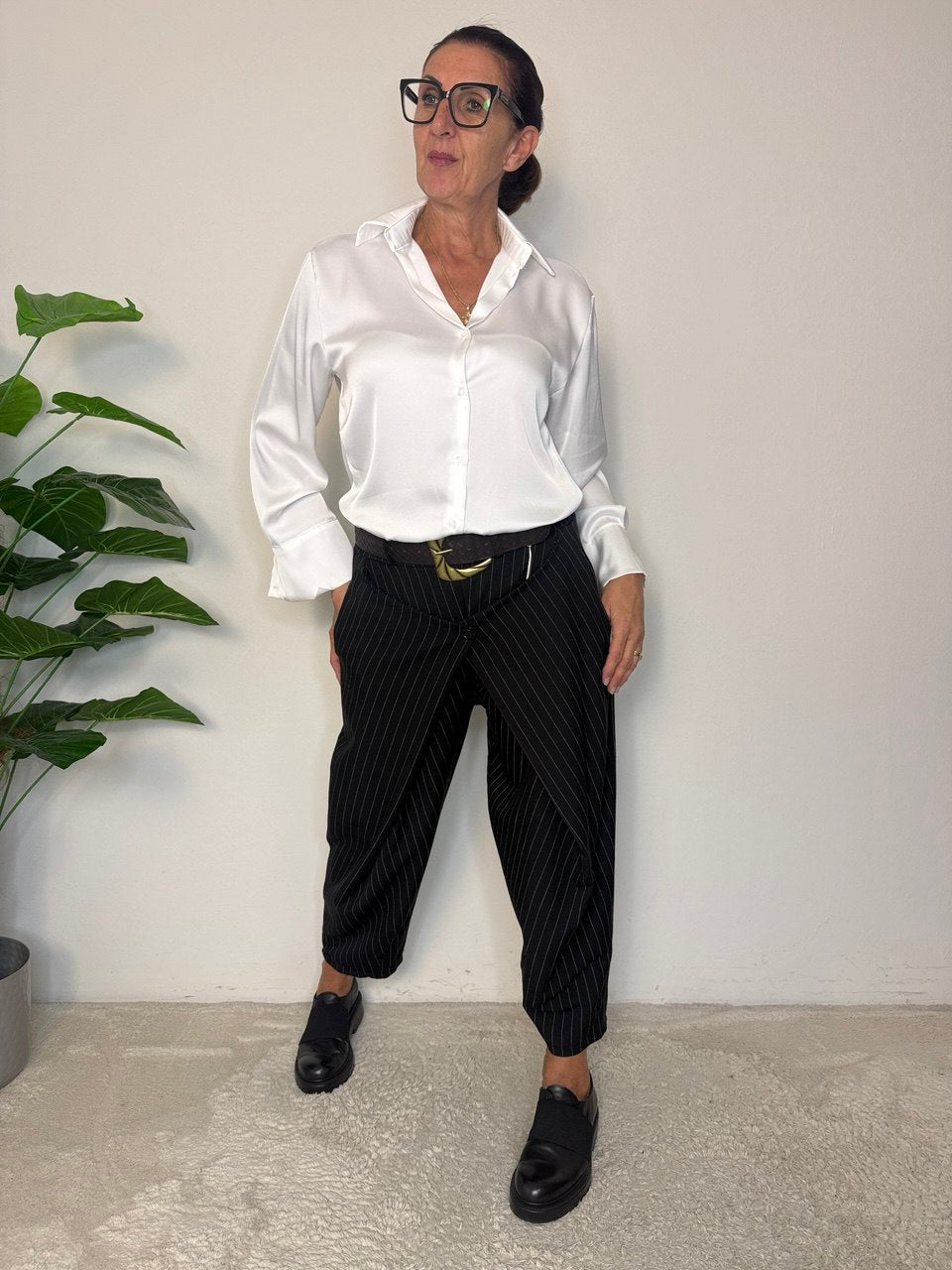 Pantalone Portafoglio Gessato