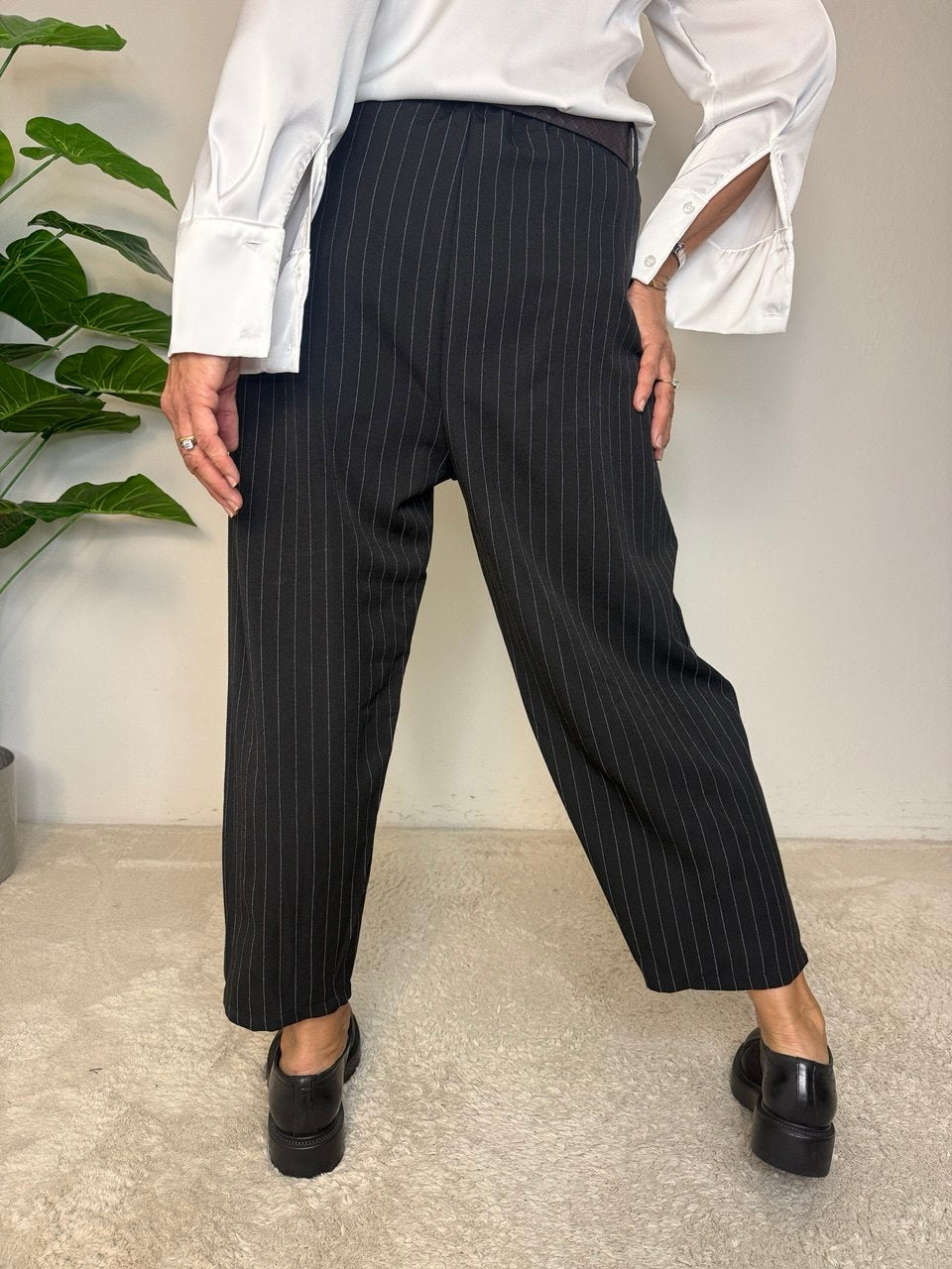 Pantalone Portafoglio Gessato