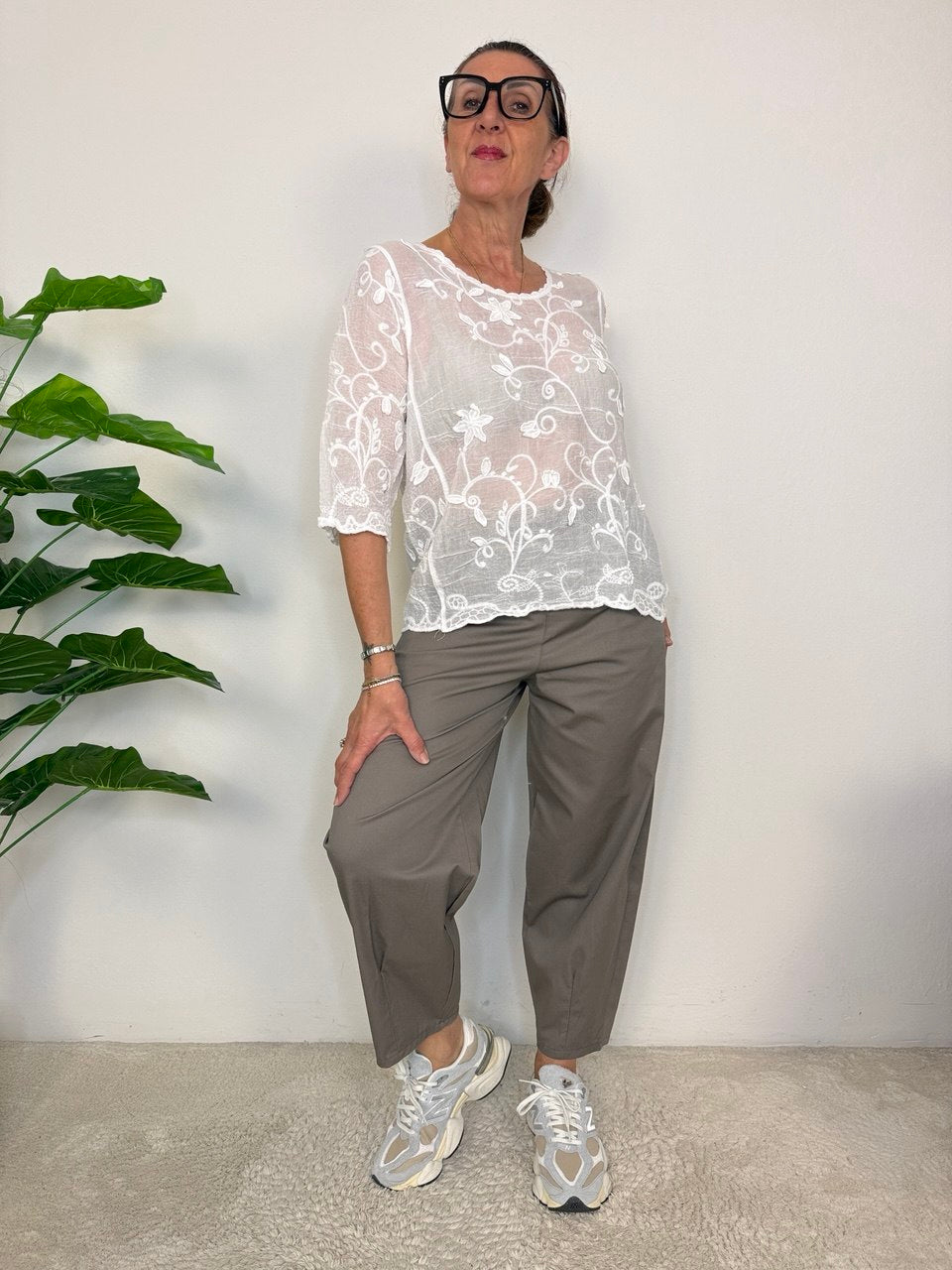 Blusa Ricamo