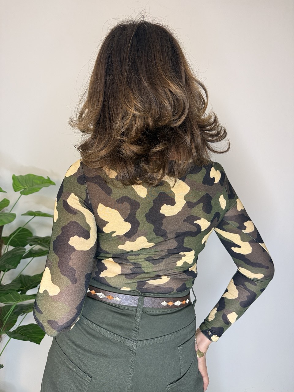 Camo Cashmere Sweater